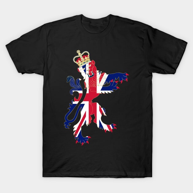 British Rampant Lion T-Shirt by BlackAdam